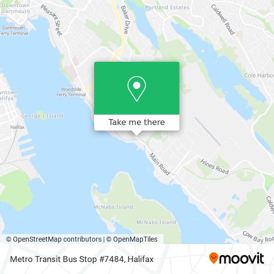 Metro Transit Bus Stop #7484 plan