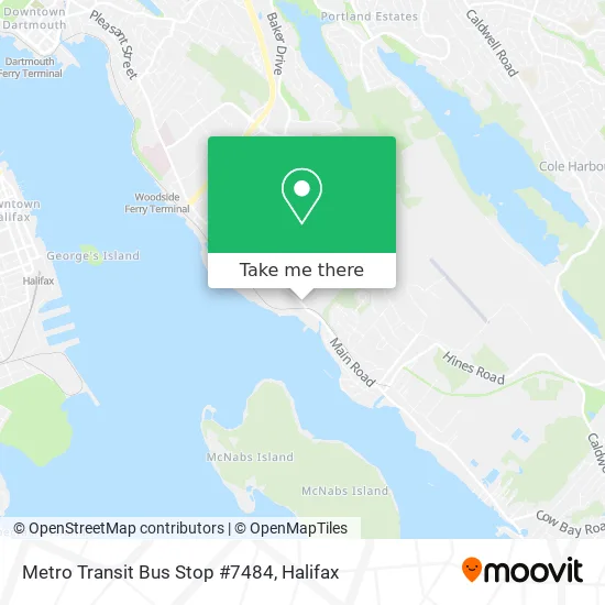 Metro Transit Bus Stop #7484 map