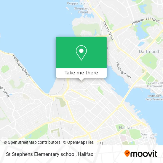 St Stephens Elementary school map