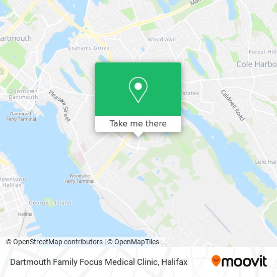 Dartmouth Family Focus Medical Clinic map