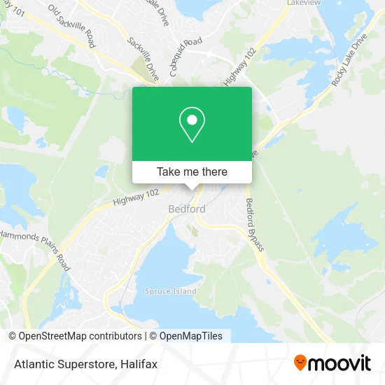 Atlantic Superstore map