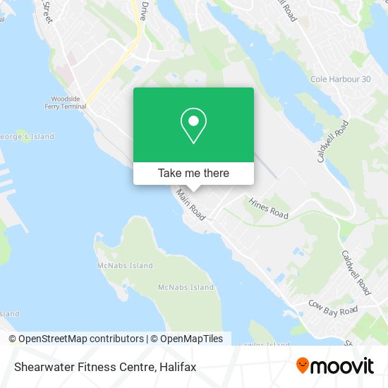 Shearwater Fitness Centre map