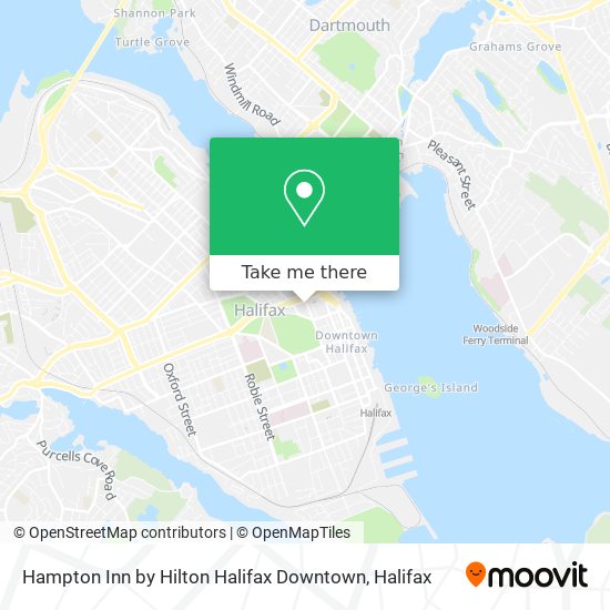 Hampton Inn by Hilton Halifax Downtown map