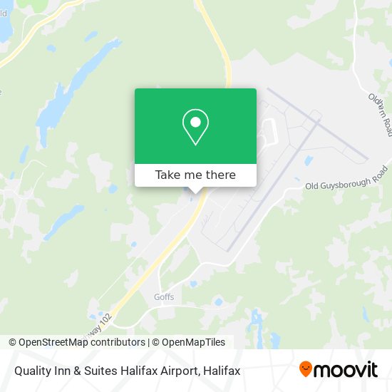 Quality Inn & Suites Halifax Airport map