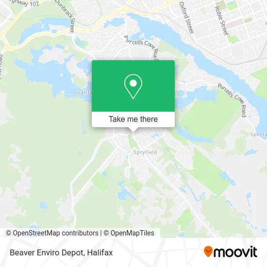 Beaver Enviro Depot map