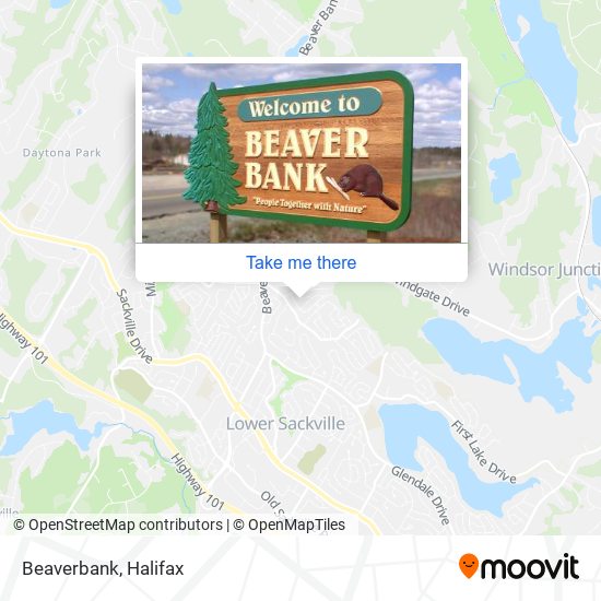 Beaverbank map