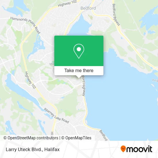 Larry Uteck Blvd. map