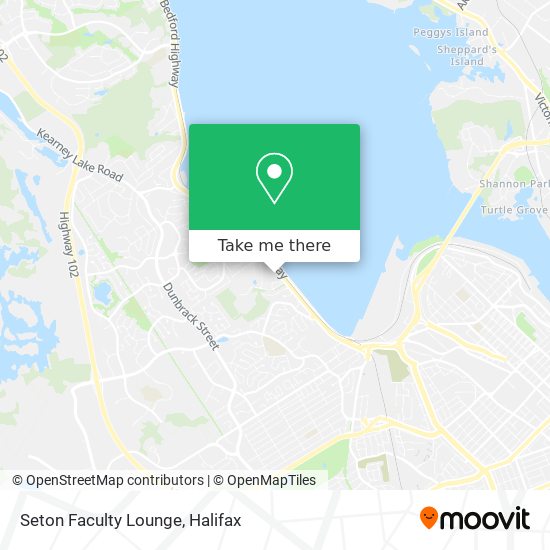 Seton Faculty Lounge map