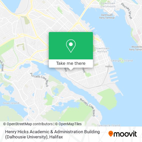 Henry Hicks Academic & Administration Building (Dalhousie University) map