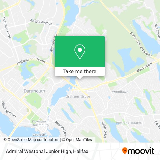 Admiral Westphal Junior High map