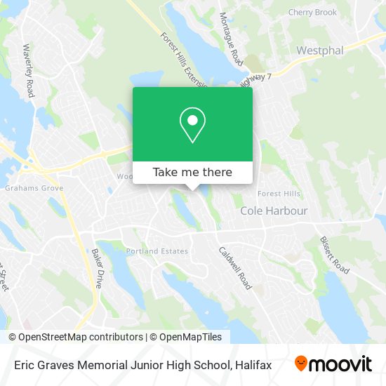 Eric Graves Memorial Junior High School map
