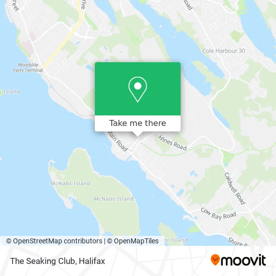 The Seaking Club map