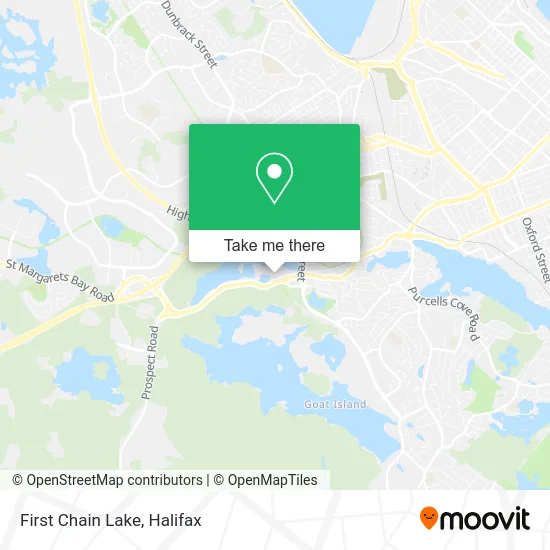 First Chain Lake map