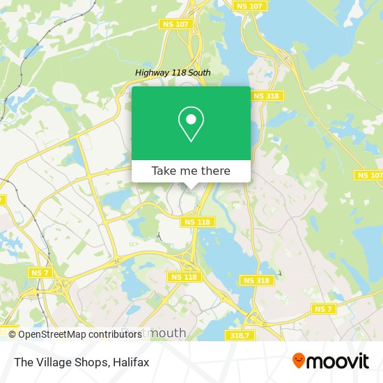 The Village Shops map