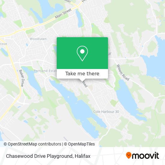 Chasewood Drive Playground map