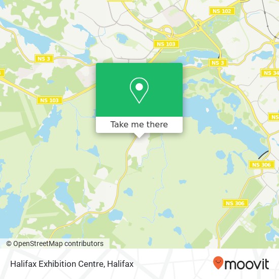 Halifax Exhibition Centre map