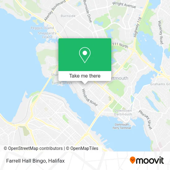 Farrell Hall Bingo map