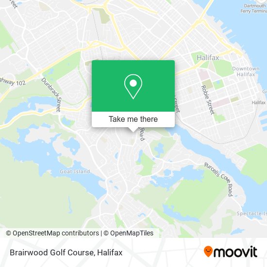 Brairwood Golf Course map
