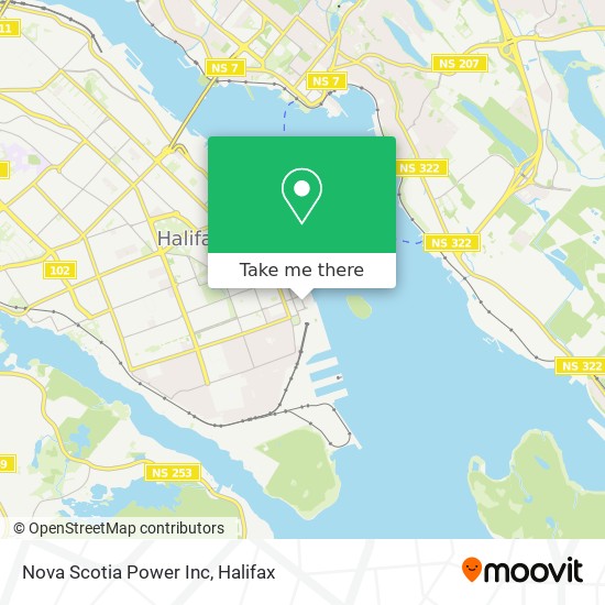 Nova Scotia Power Inc map