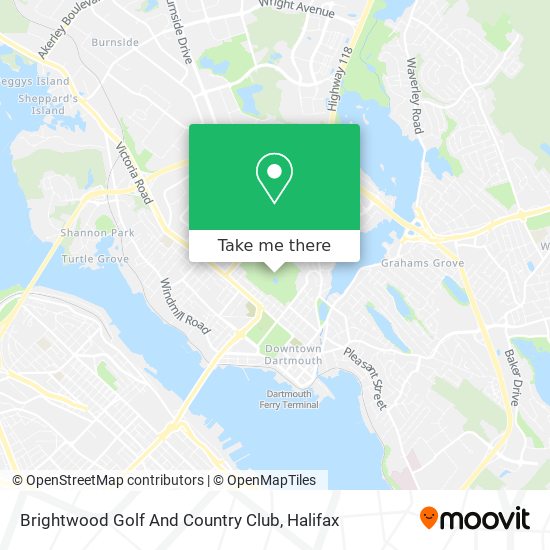 Brightwood Golf And Country Club map
