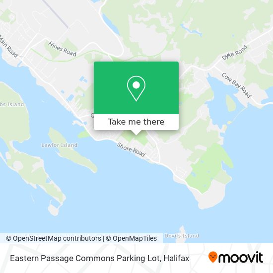 Eastern Passage Commons Parking Lot plan