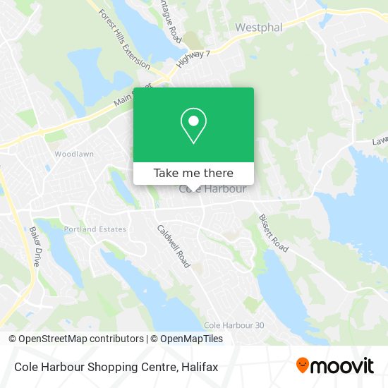 Cole Harbour Shopping Centre map