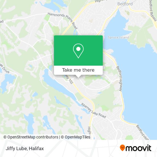 Jiffy Lube map