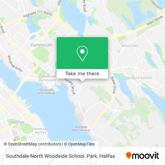 Southdale-North Woodside School .Park map