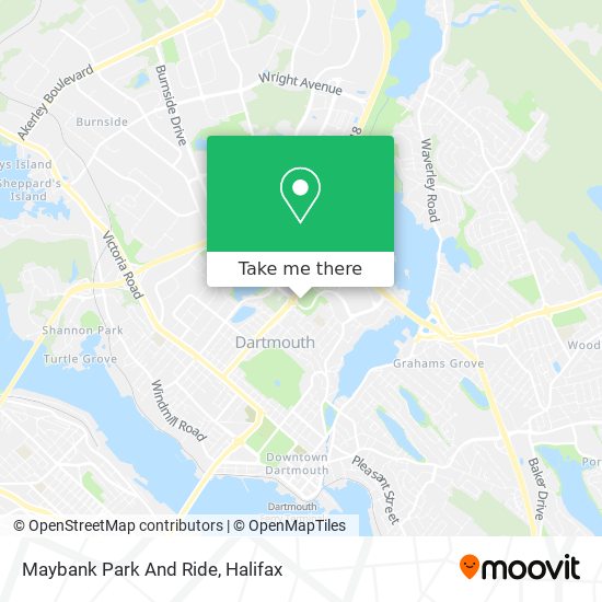 Maybank Park And Ride map