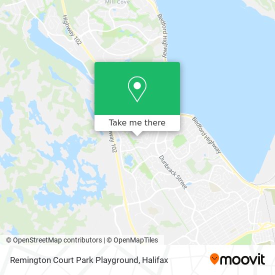 Remington Court Park Playground map