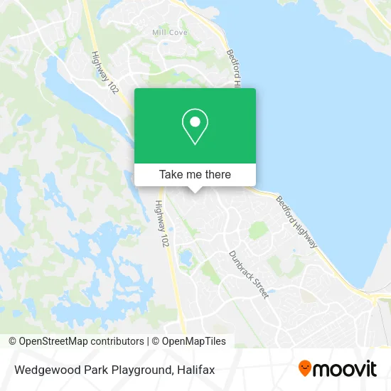 Wedgewood Park Playground map
