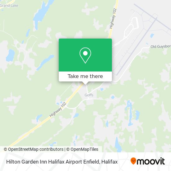 Hilton Garden Inn Halifax Airport Enfield map