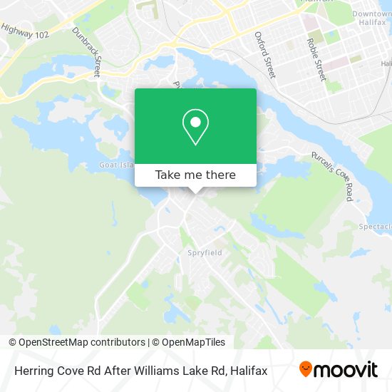 Herring Cove Rd After Williams Lake Rd plan