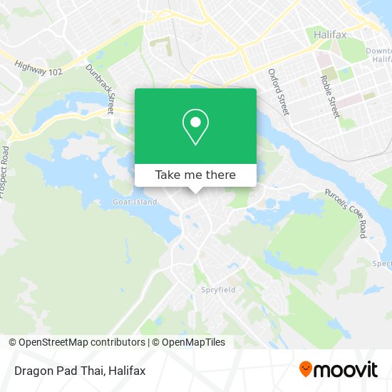 Dragon Pad Thai map