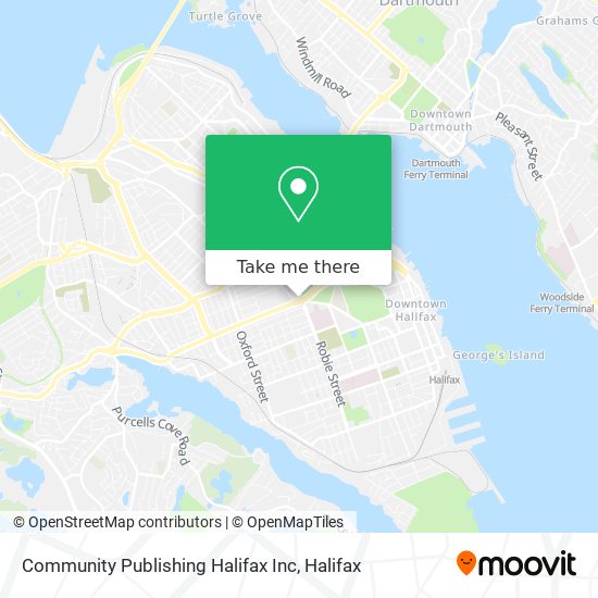 Community Publishing Halifax Inc map