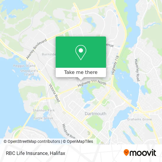 RBC Life Insurance map