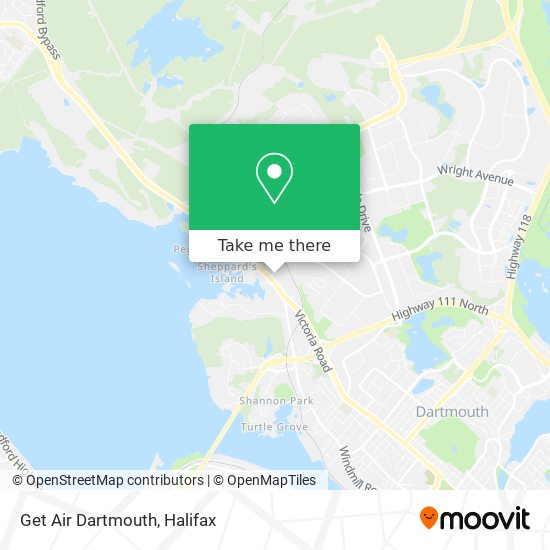 Get Air Dartmouth map