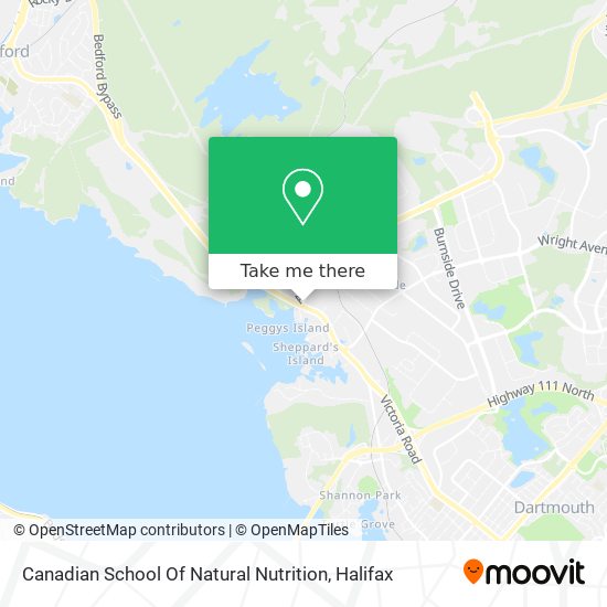 Canadian School Of Natural Nutrition map