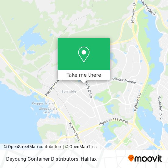 Deyoung Container Distributors map