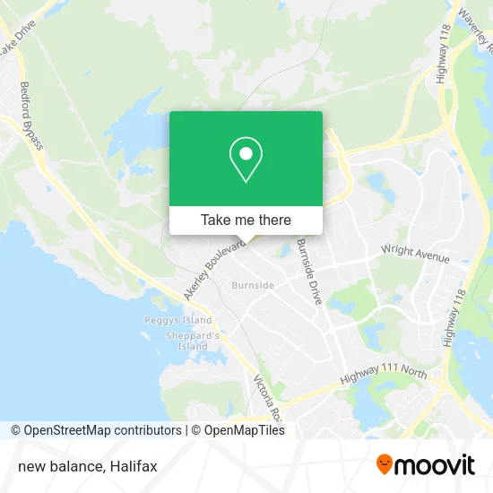 new balance map