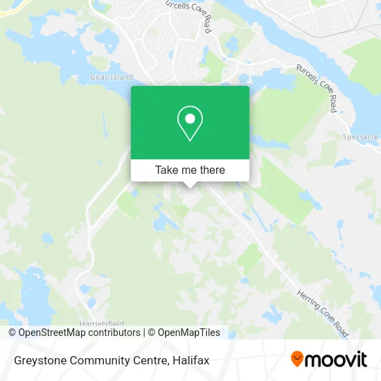 Greystone Community Centre map