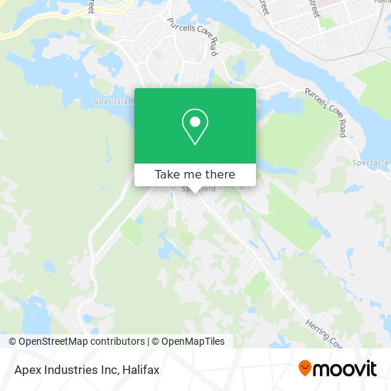 Apex Industries Inc map