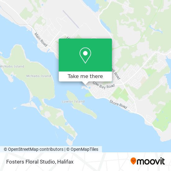 Fosters Floral Studio map