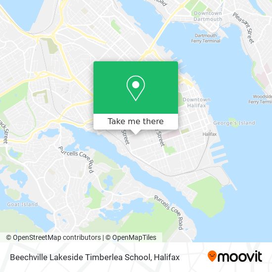 Beechville Lakeside Timberlea School map