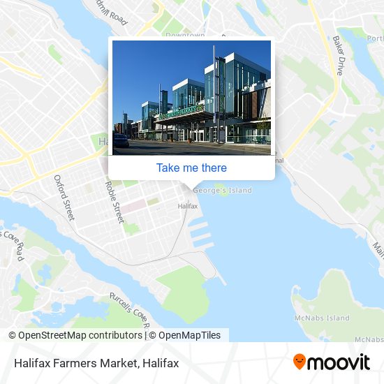 Halifax Farmers Market map