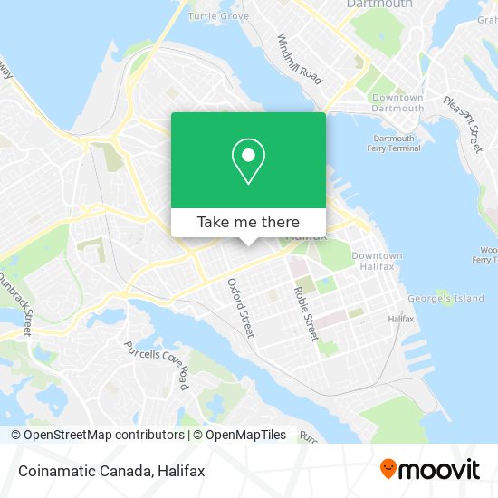 Coinamatic Canada map