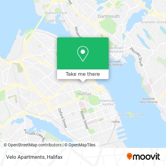 Velo Apartments map