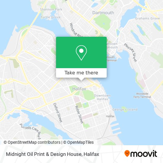 Midnight Oil Print & Design House map