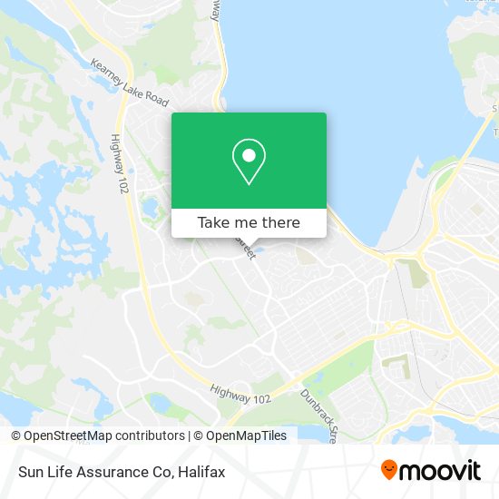 Sun Life Assurance Co map