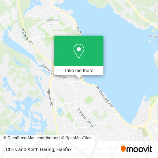 Chris and Keith Haring map